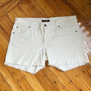 James Jeans White Denim Shorts